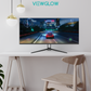 ViewGlow 34" GAMING MONITOR 3440X1440 LED WQHD 1MS 100HZ 21:9 WIDE MONITOR IMMERSIVE GAMING