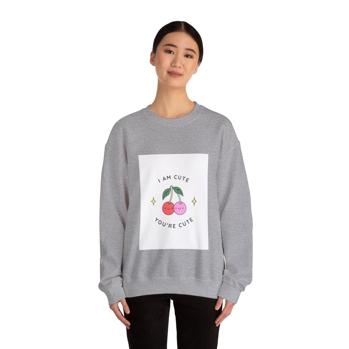 IM CUTE Unisex Heavy Blend™ Crewneck Sweatshirt