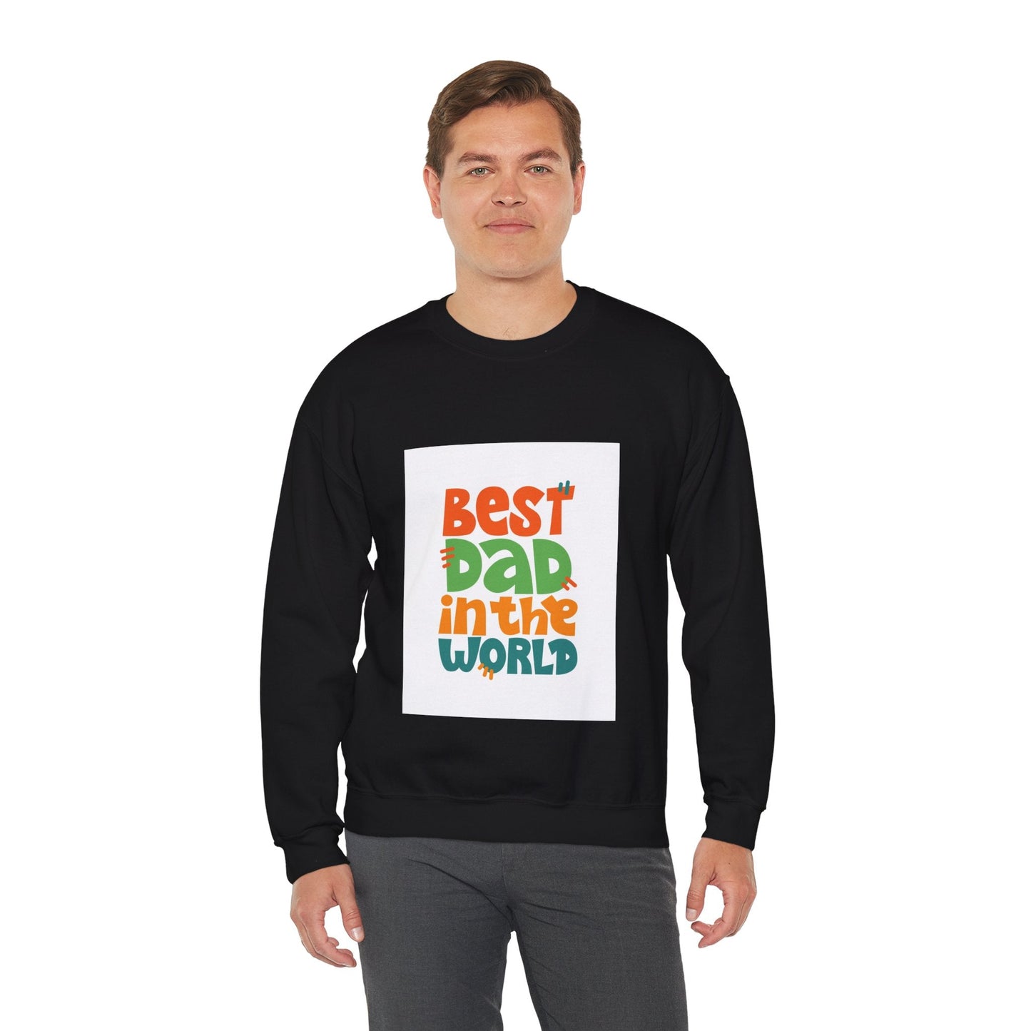 BEST DAD Unisex Heavy Blend™ Crewneck Sweatshirt