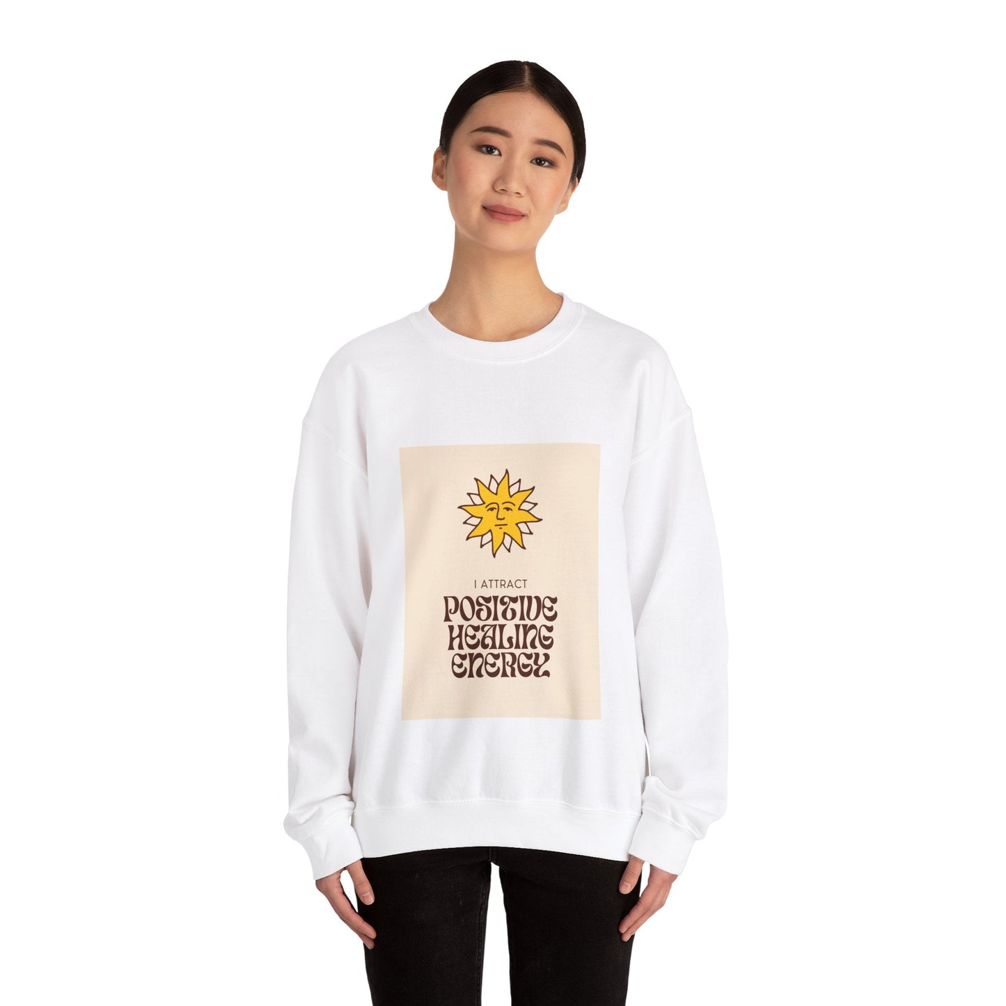 PHE Positive Healing Energy Unisex Heavy Blend™ Crewneck Sweatshirt