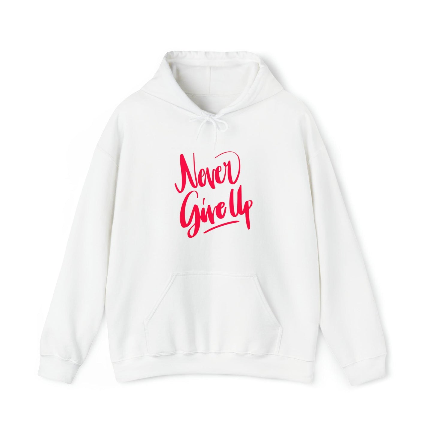 Never Give Up Unisex Heavy Blend™ Hooded Sweatshirt - PremiumBrandGoods