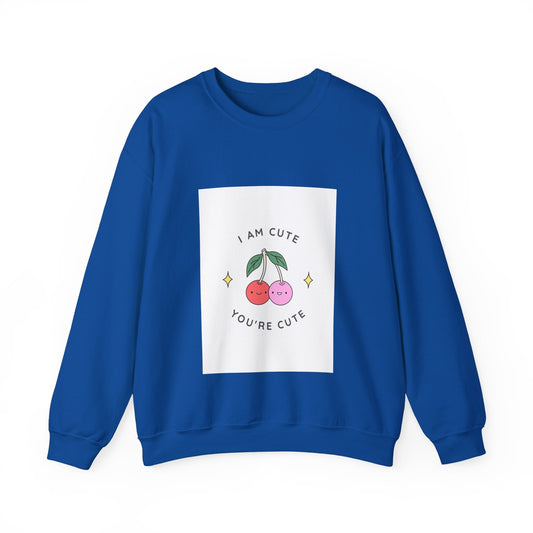 IM CUTE Unisex Heavy Blend™ Crewneck Sweatshirt