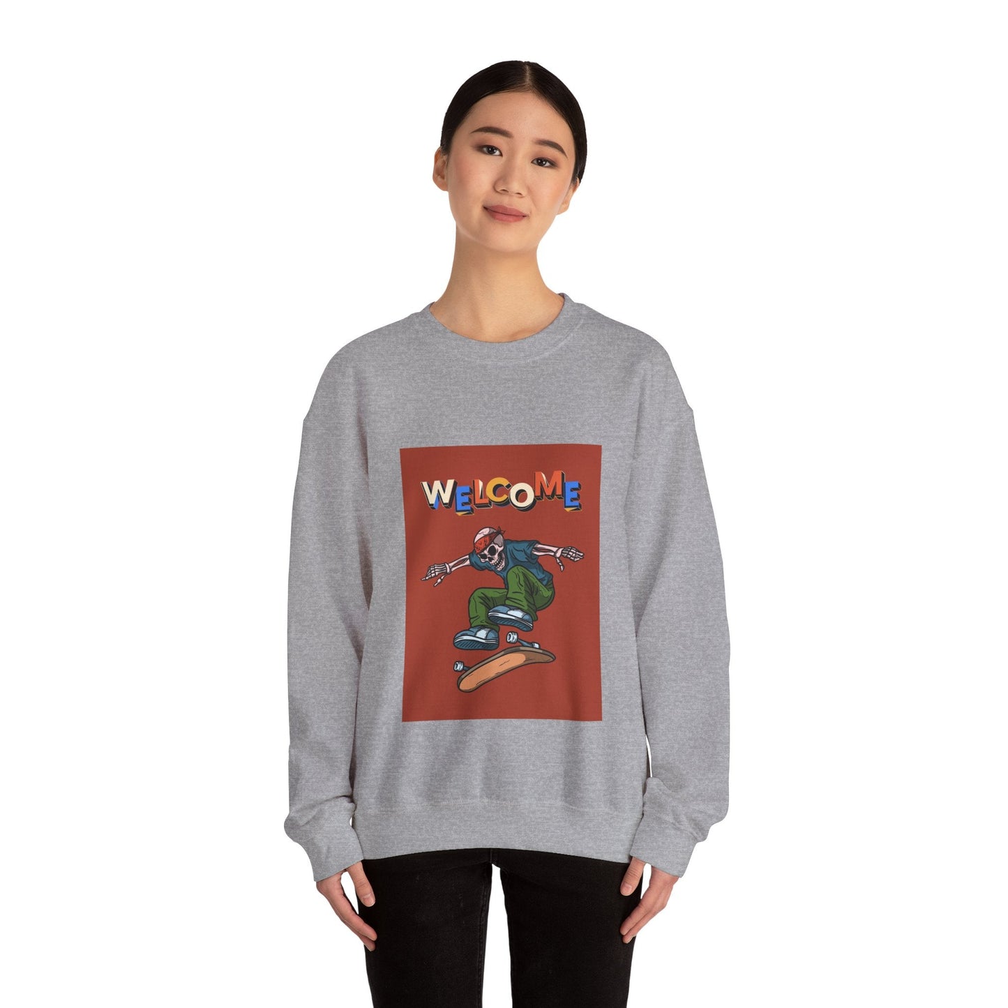 WELCOME Unisex Heavy Blend™ Crewneck Sweatshirt