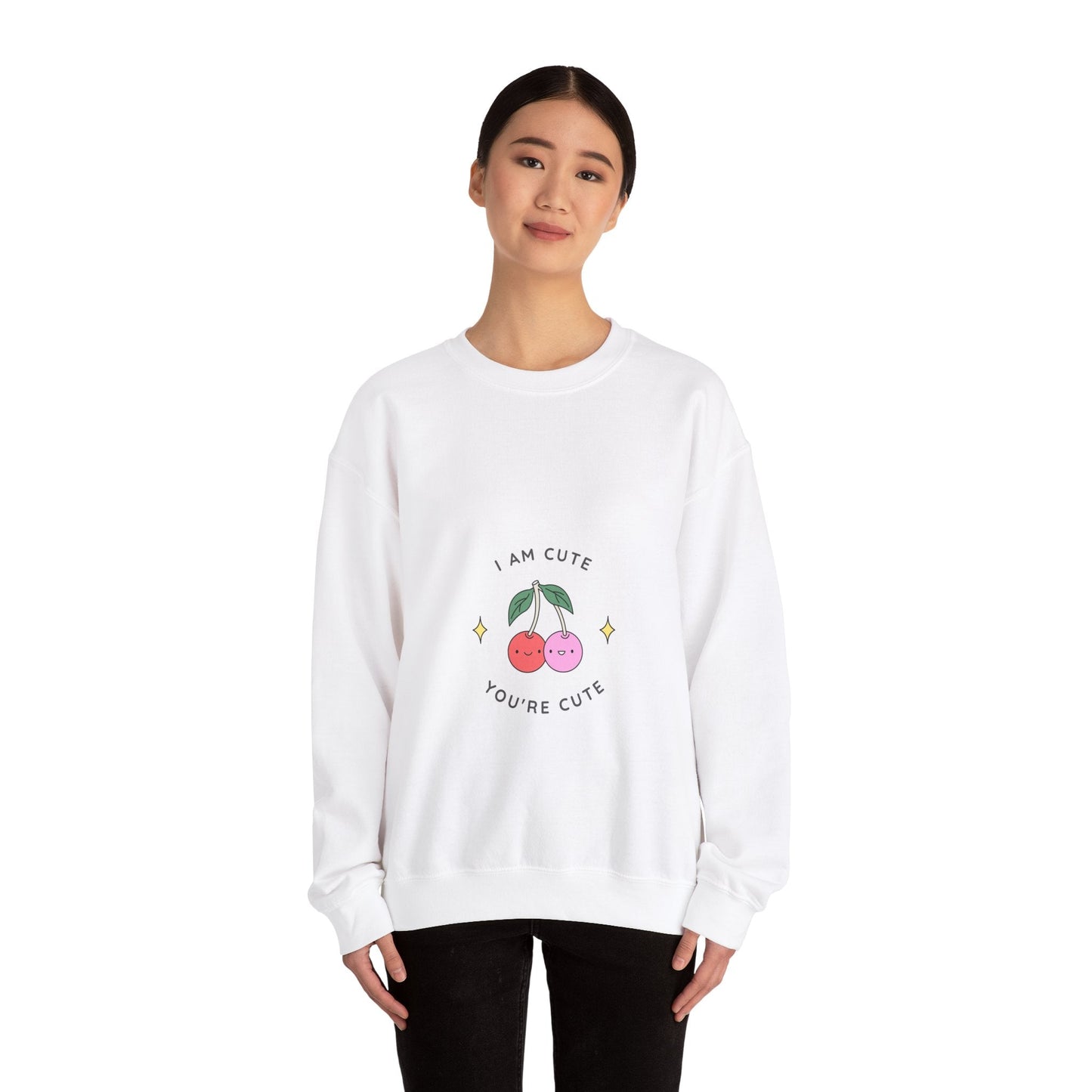 IM CUTE Unisex Heavy Blend™ Crewneck Sweatshirt