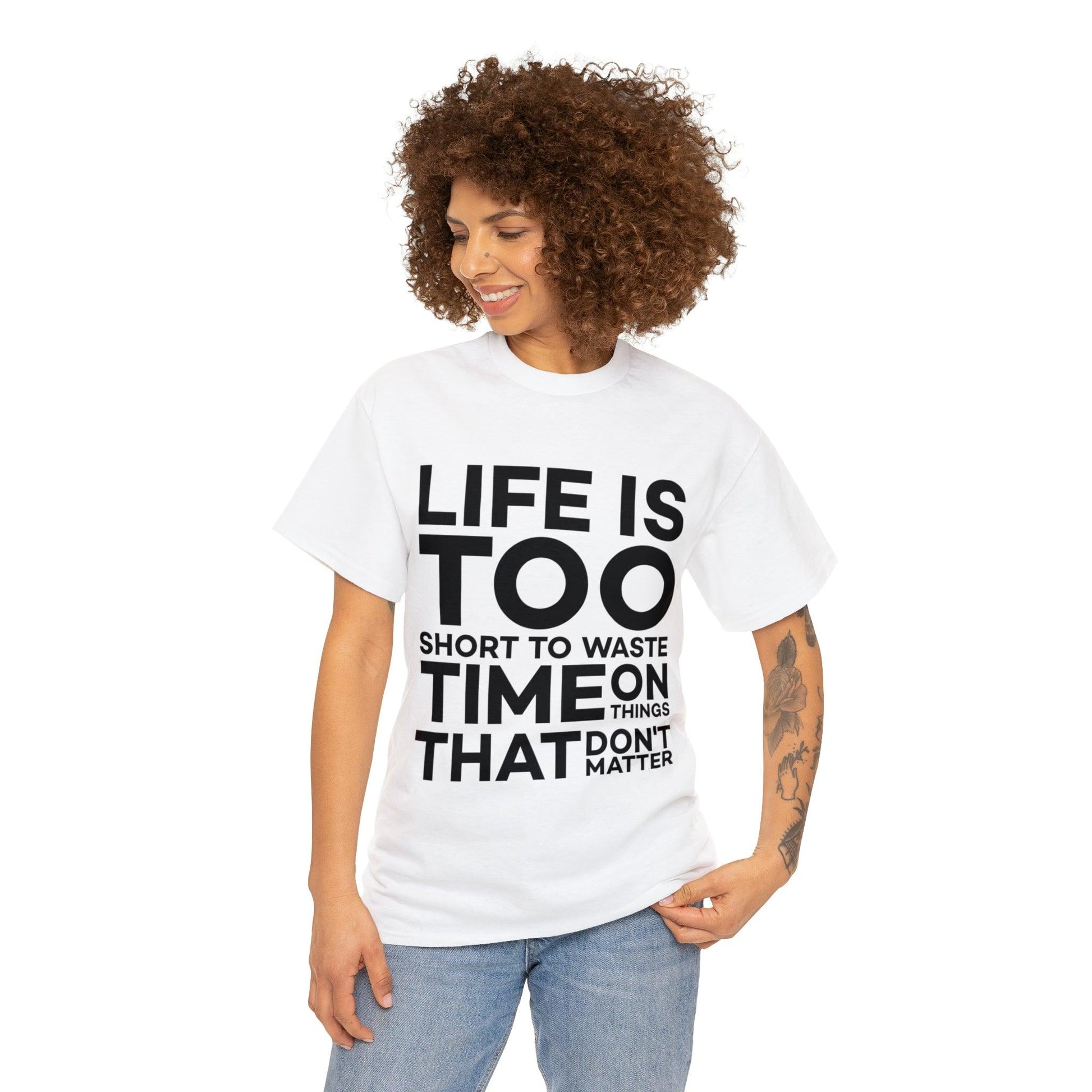 Inspirational Quote Unisex Heavy Cotton Tee - PremiumBrandGoods