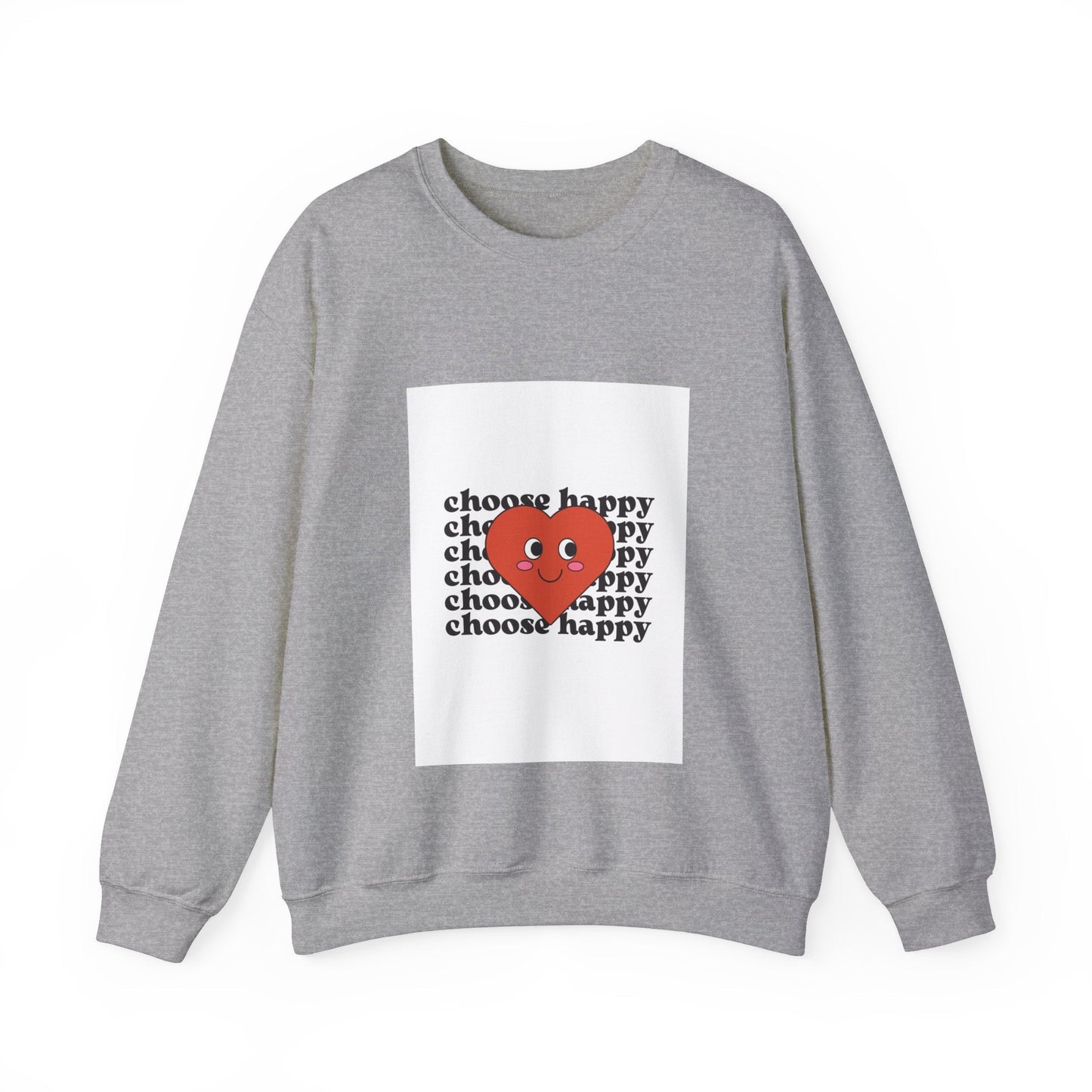 CHOOSE HAPPY Unisex Heavy Blend™ Crewneck Sweatshirt