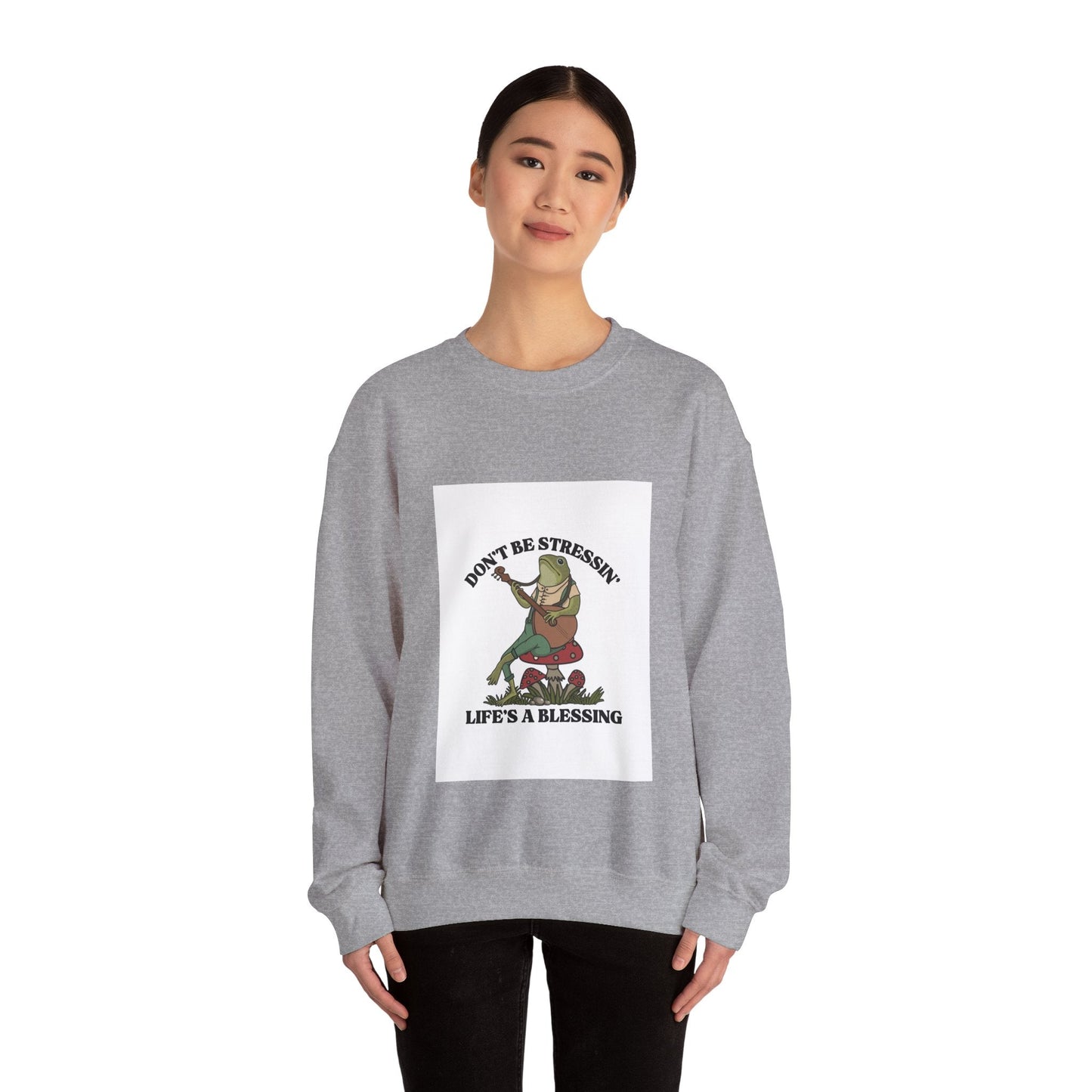 Life's a Blessing Unisex Heavy Blend™ Crewneck Sweatshirt