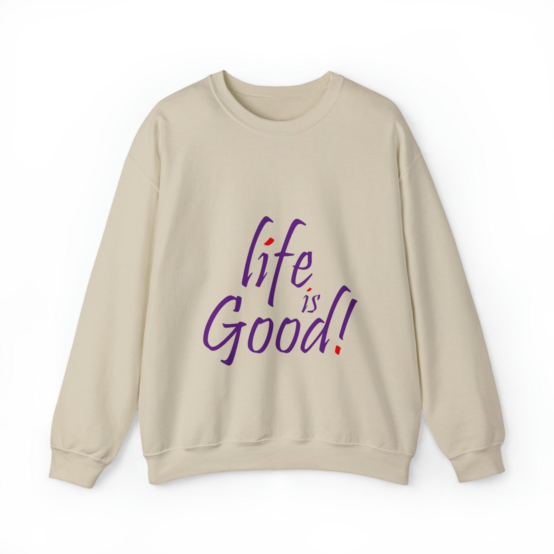 Life's Good Unisex Heavy Blend™ Crewneck Sweatshirt - PremiumBrandGoods