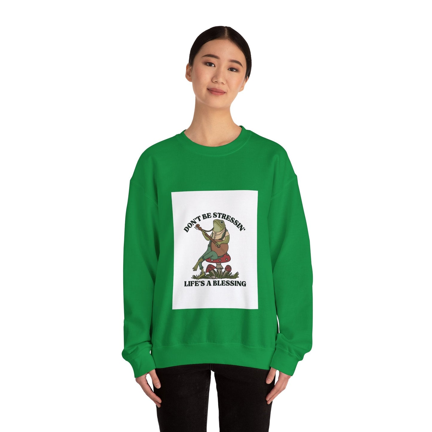 Life's a Blessing Unisex Heavy Blend™ Crewneck Sweatshirt