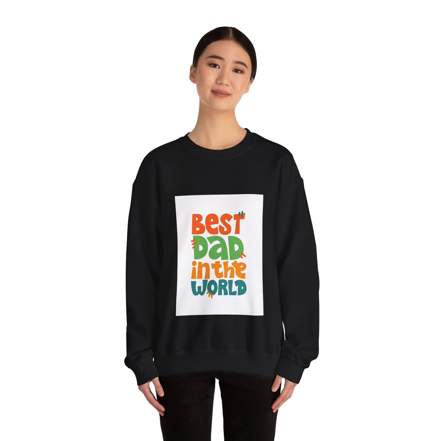 BEST DAD Unisex Heavy Blend™ Crewneck Sweatshirt