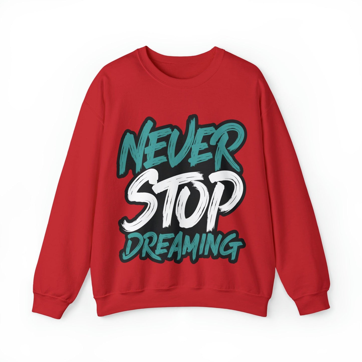 Never Stop Dreaming Unisex Heavy Blend™ Crewneck Sweatshirt - PremiumBrandGoods