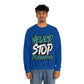 Never Stop Dreaming Unisex Heavy Blend™ Crewneck Sweatshirt - PremiumBrandGoods