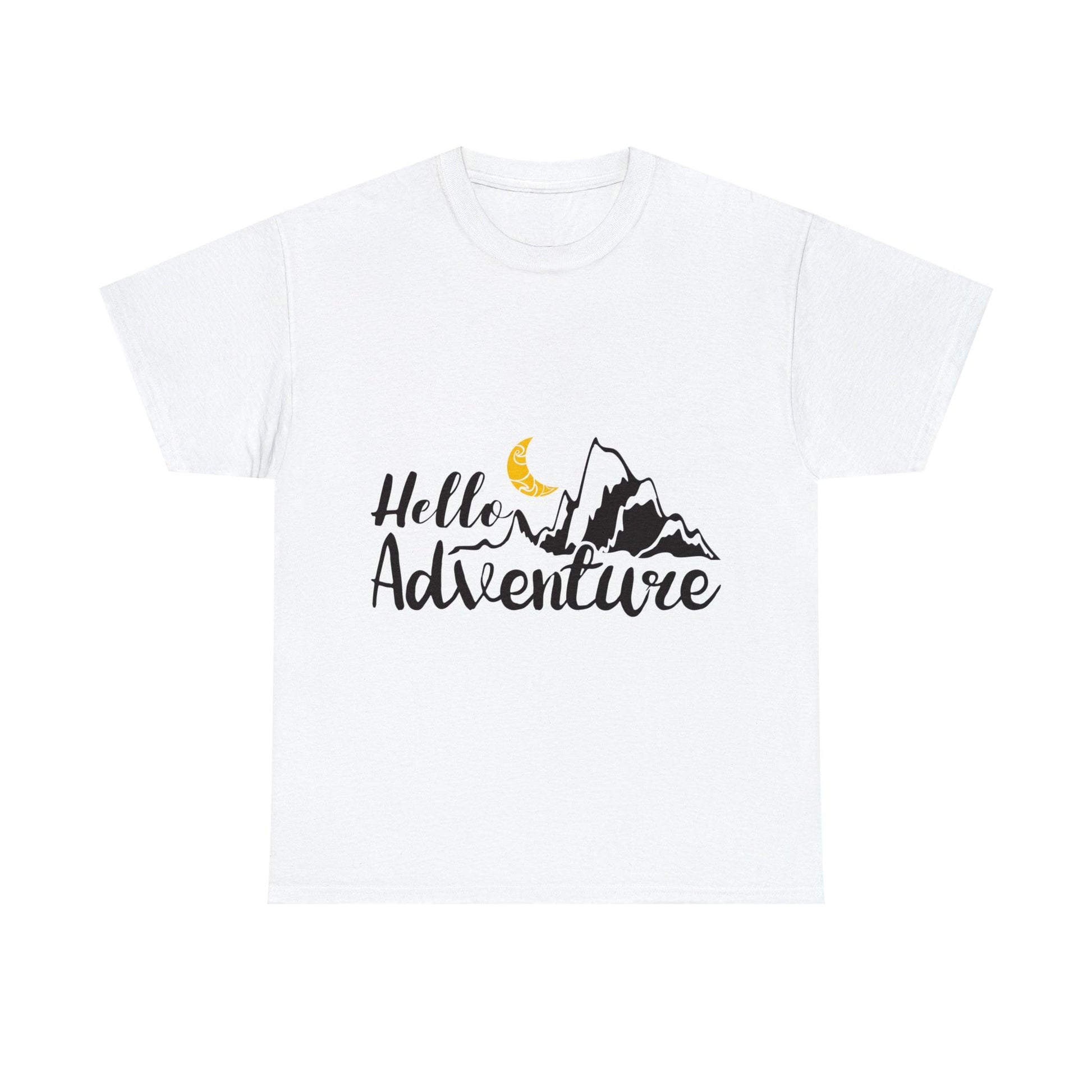 Hello Adventure! Heavy Cotton Tee - PremiumBrandGoods