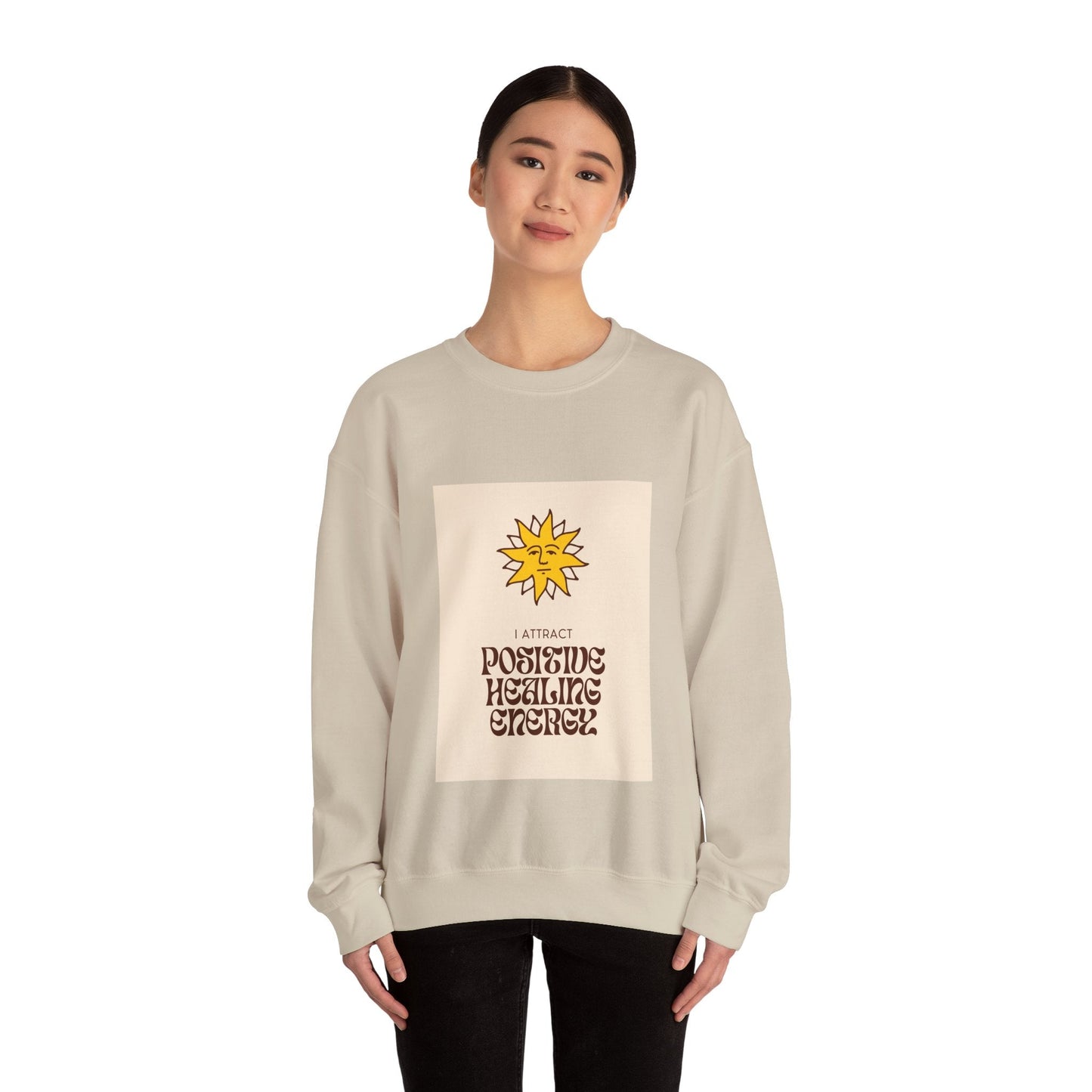 PHE Positive Healing Energy Unisex Heavy Blend™ Crewneck Sweatshirt