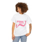 Breast Cancer Pink Power Unisex Heavy Cotton Tee - PremiumBrandGoods