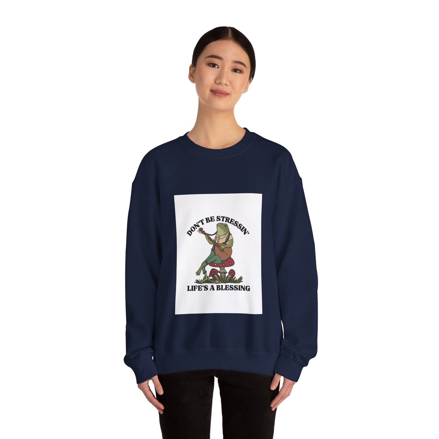 Life's a Blessing Unisex Heavy Blend™ Crewneck Sweatshirt