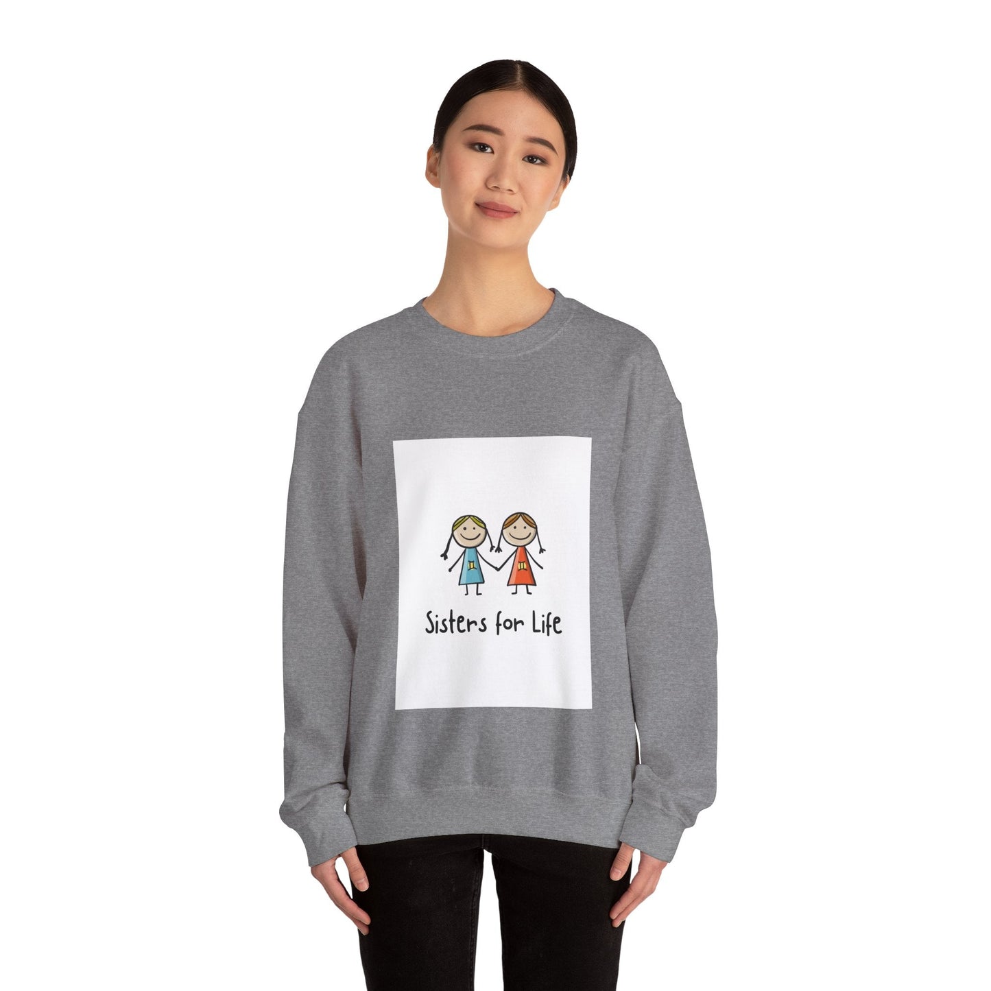 SISTERS FOR LIFE Unisex Heavy Blend™ Crewneck Sweatshirt