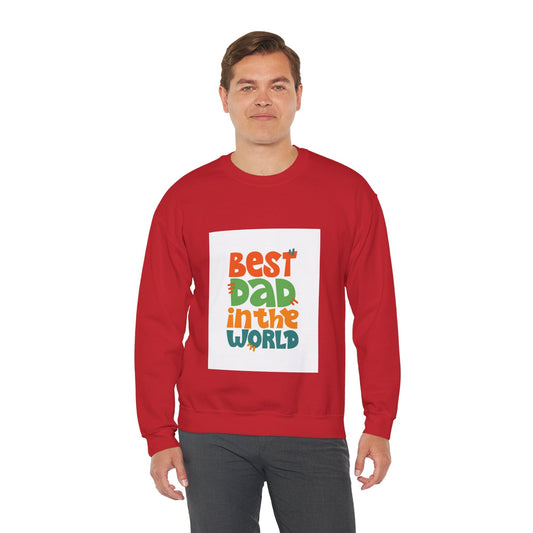 BEST DAD Unisex Heavy Blend™ Crewneck Sweatshirt