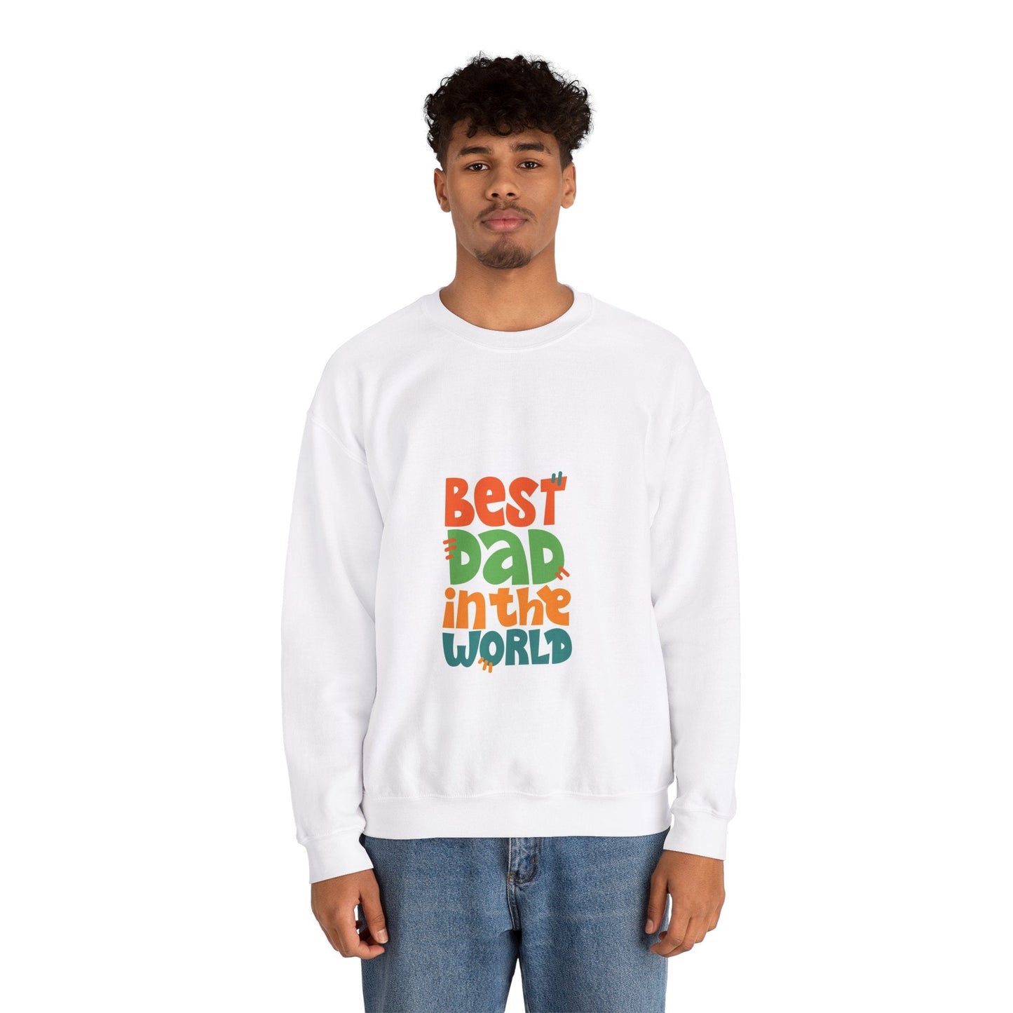 BEST DAD Unisex Heavy Blend™ Crewneck Sweatshirt