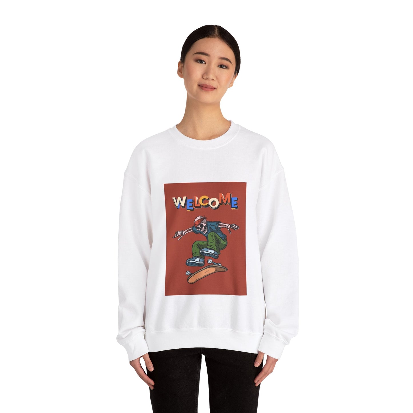 WELCOME Unisex Heavy Blend™ Crewneck Sweatshirt