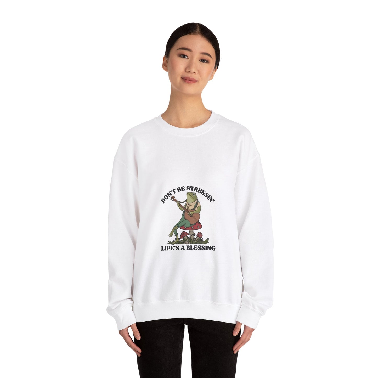 Life's a Blessing Unisex Heavy Blend™ Crewneck Sweatshirt