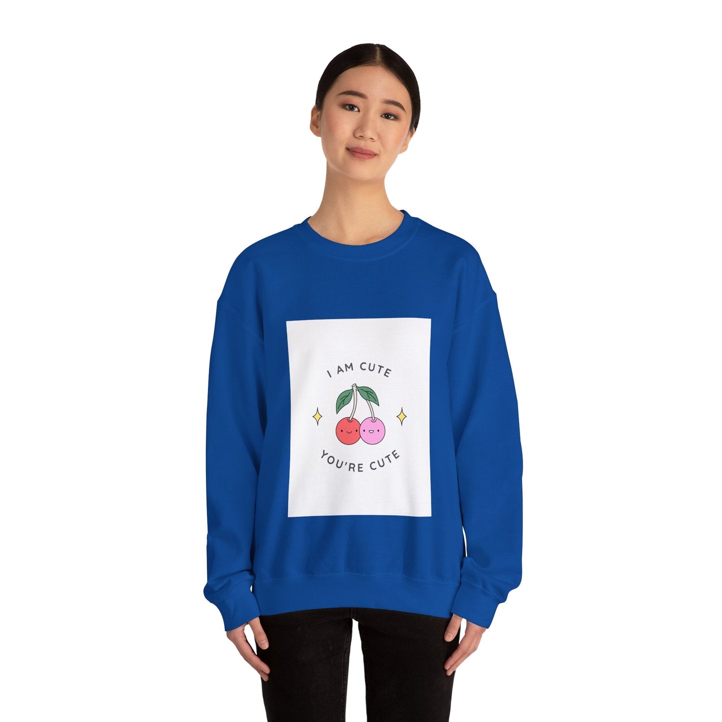 IM CUTE Unisex Heavy Blend™ Crewneck Sweatshirt