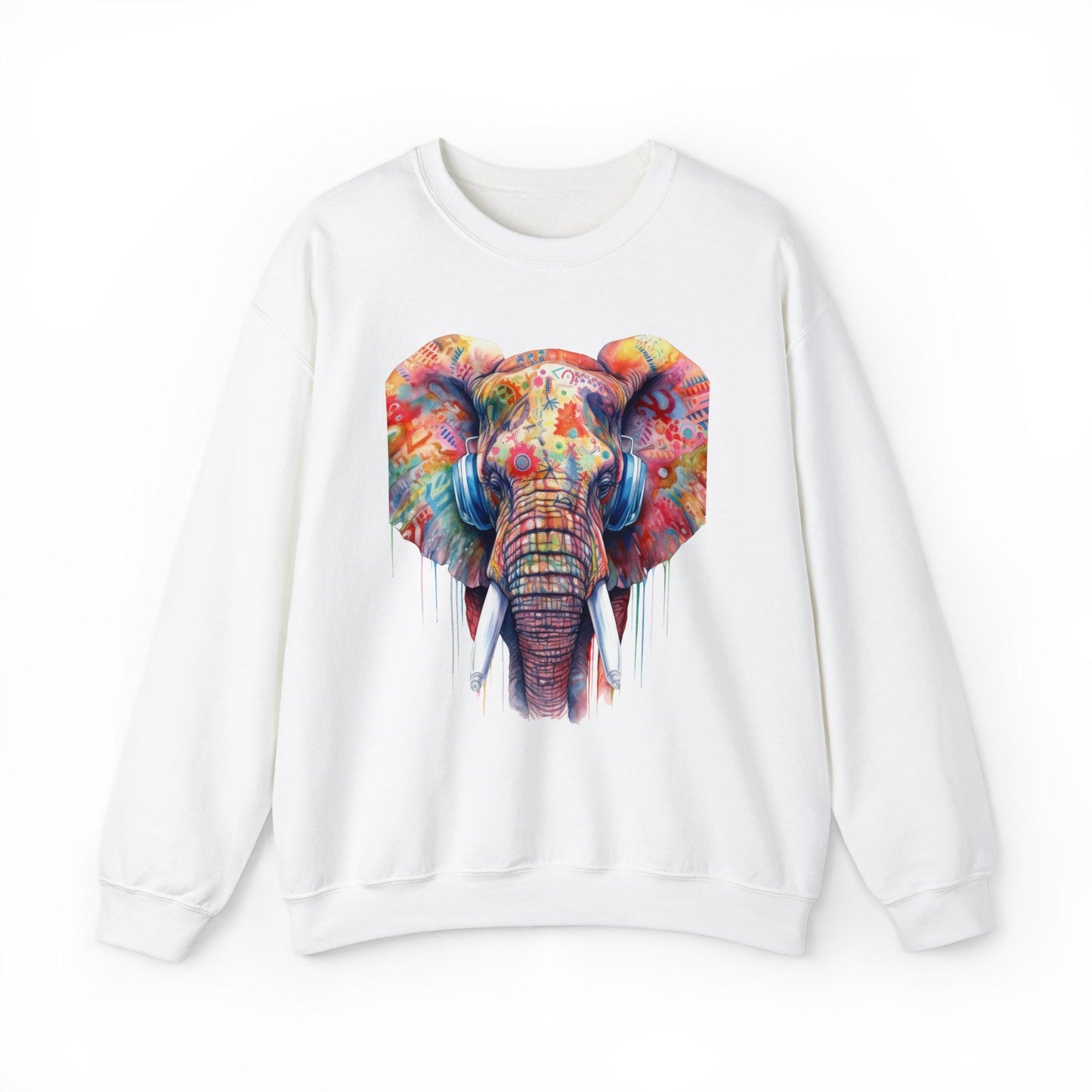 Magnificent Elephant Unisex Heavy Blend™ Crewneck Sweatshirt - PremiumBrandGoods