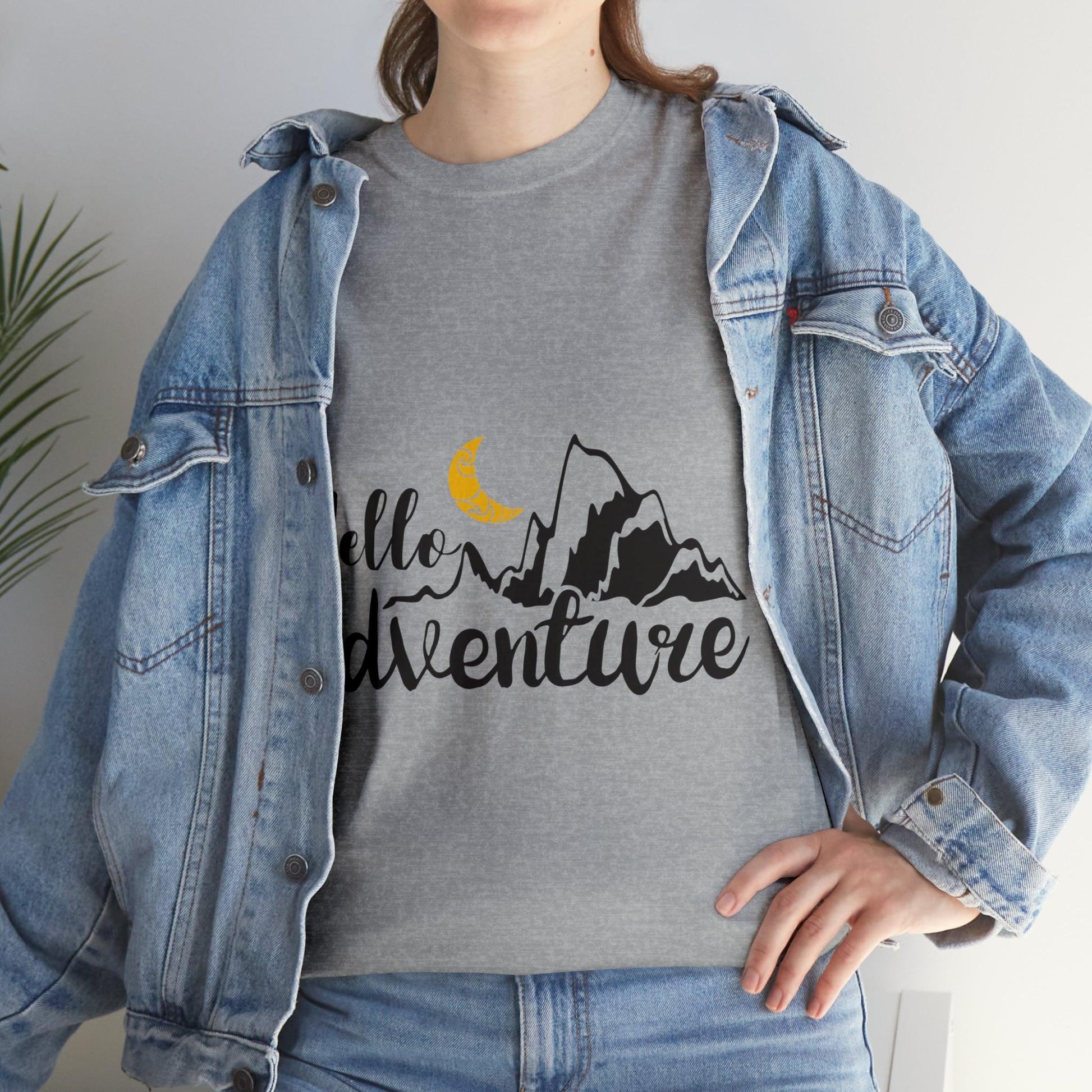 Hello Adventure! Heavy Cotton Tee - PremiumBrandGoods