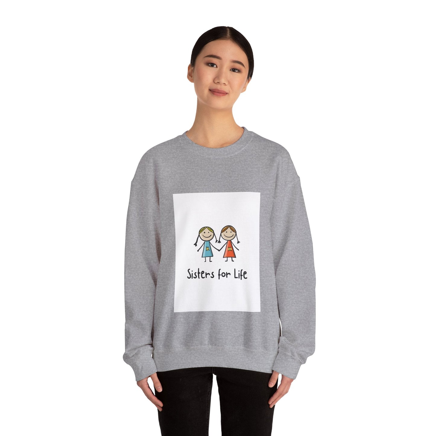 SISTERS FOR LIFE Unisex Heavy Blend™ Crewneck Sweatshirt