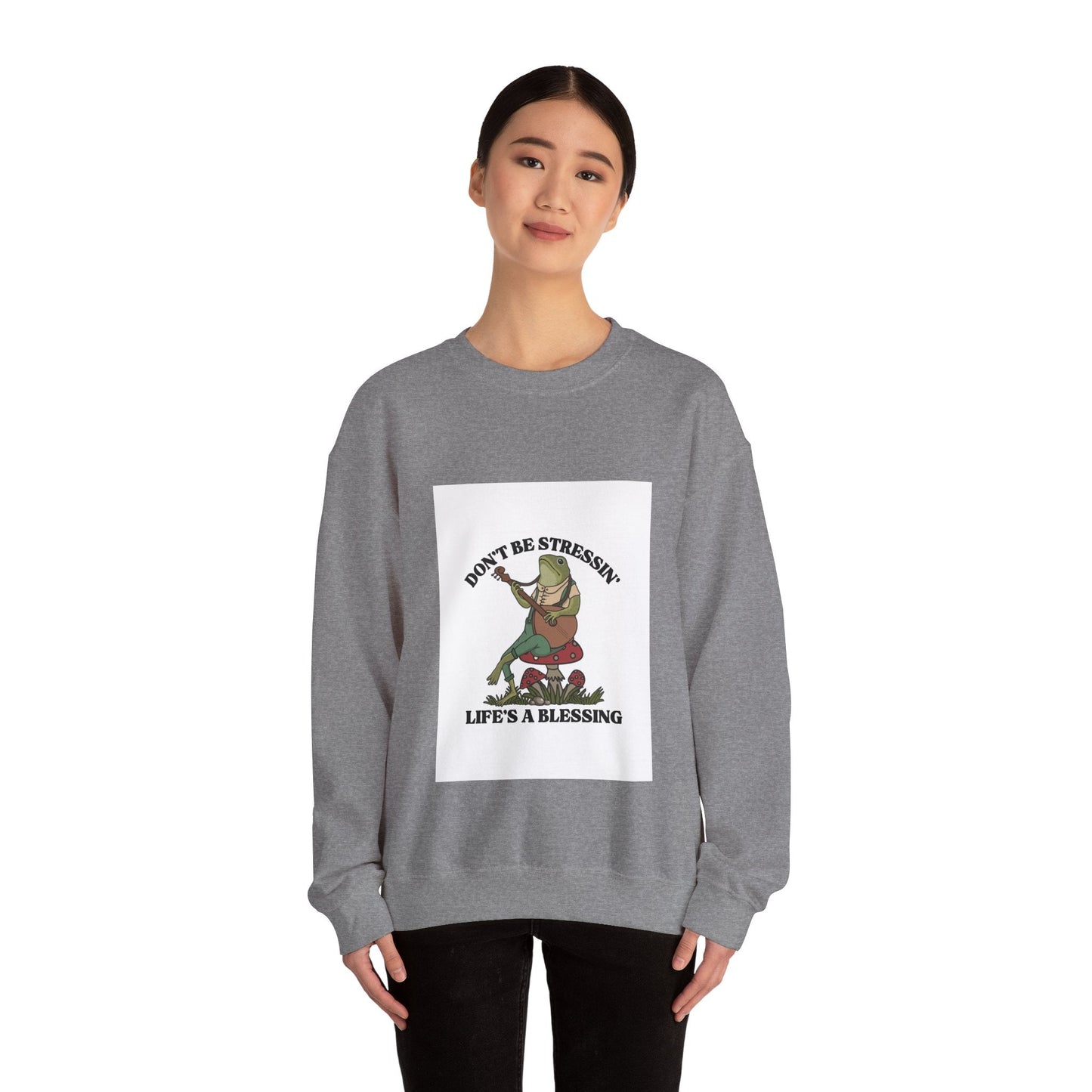 Life's a Blessing Unisex Heavy Blend™ Crewneck Sweatshirt