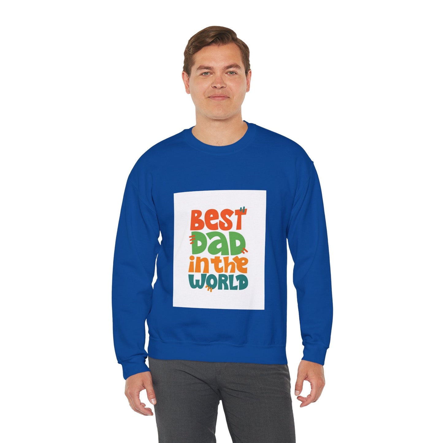 BEST DAD Unisex Heavy Blend™ Crewneck Sweatshirt