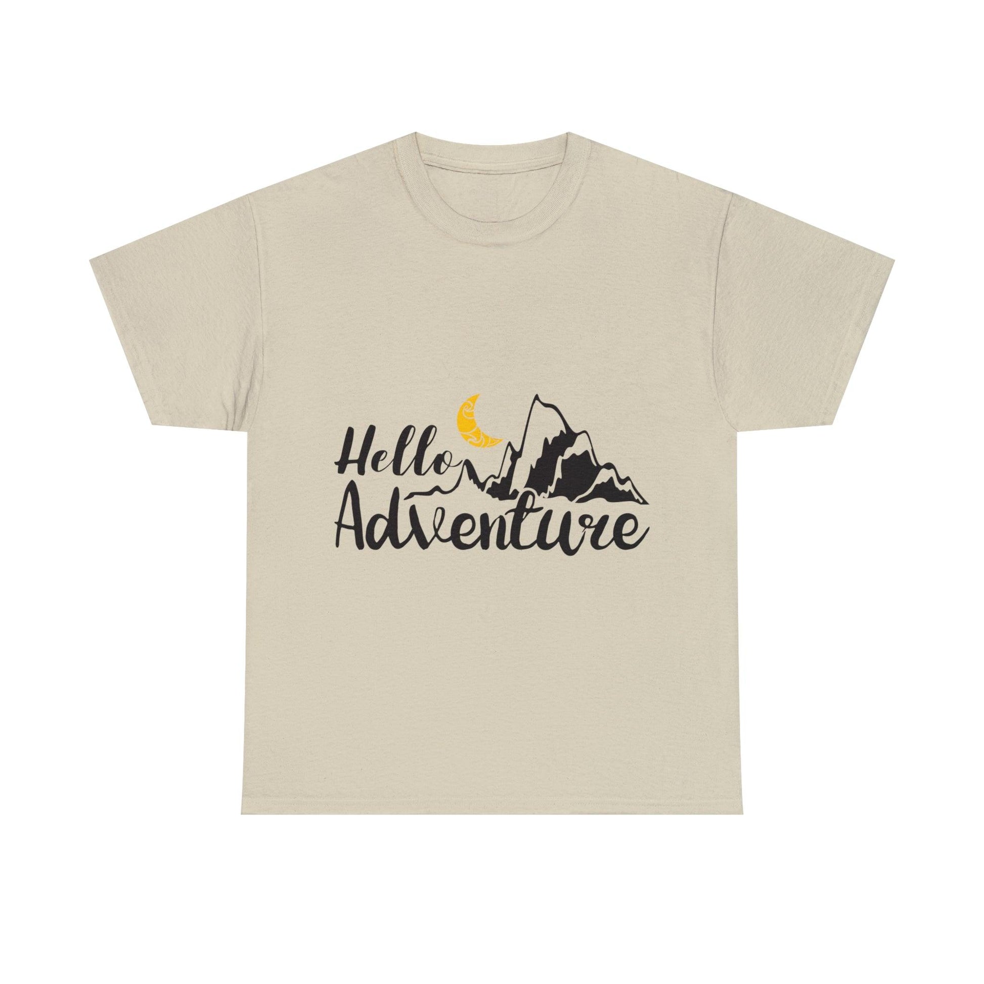 Hello Adventure! Heavy Cotton Tee - PremiumBrandGoods