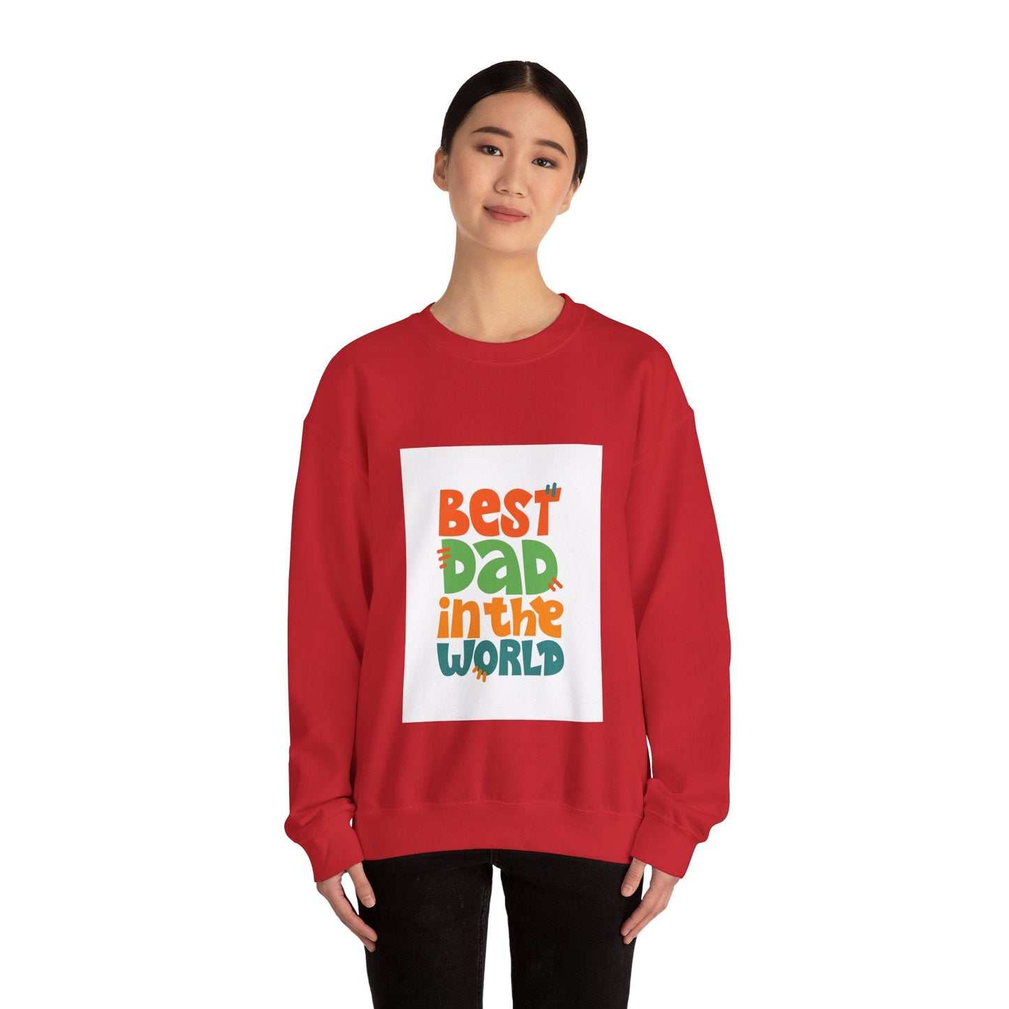 BEST DAD Unisex Heavy Blend™ Crewneck Sweatshirt