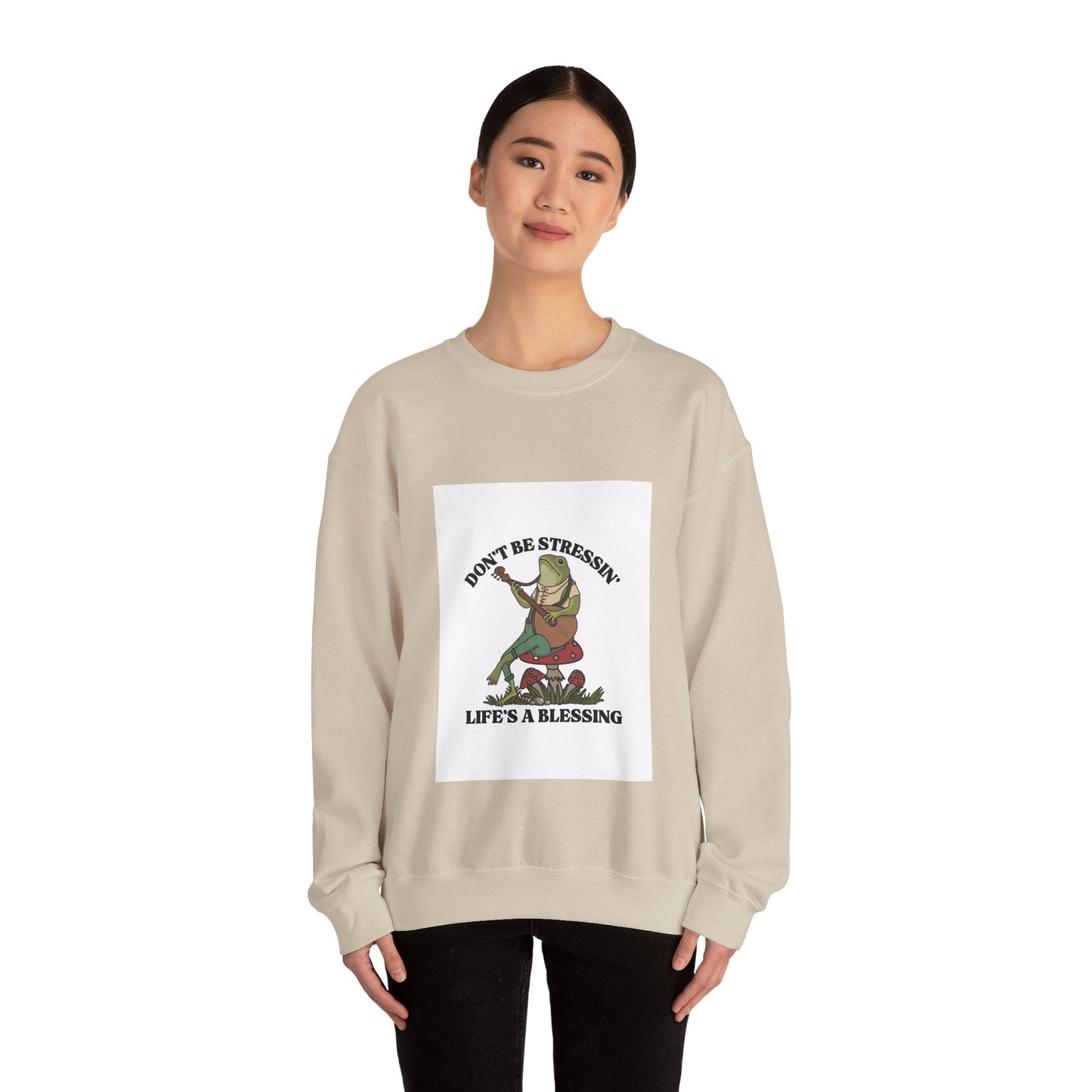 Life's a Blessing Unisex Heavy Blend™ Crewneck Sweatshirt