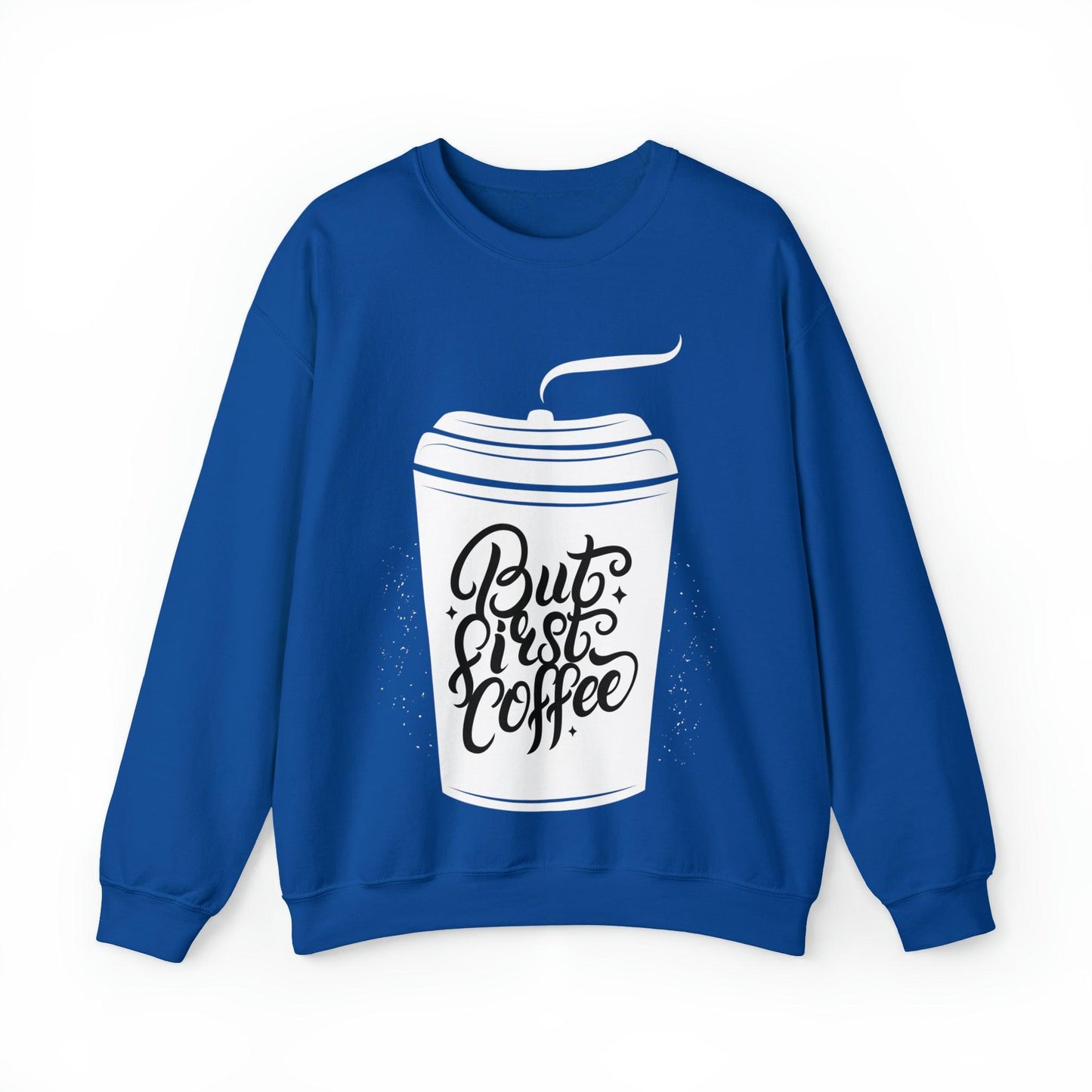 Coffee First Unisex Heavy Blend™ Crewneck Sweatshirt - PremiumBrandGoods