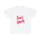 Never Give Up Quote Heavy Cotton Tee - PremiumBrandGoods