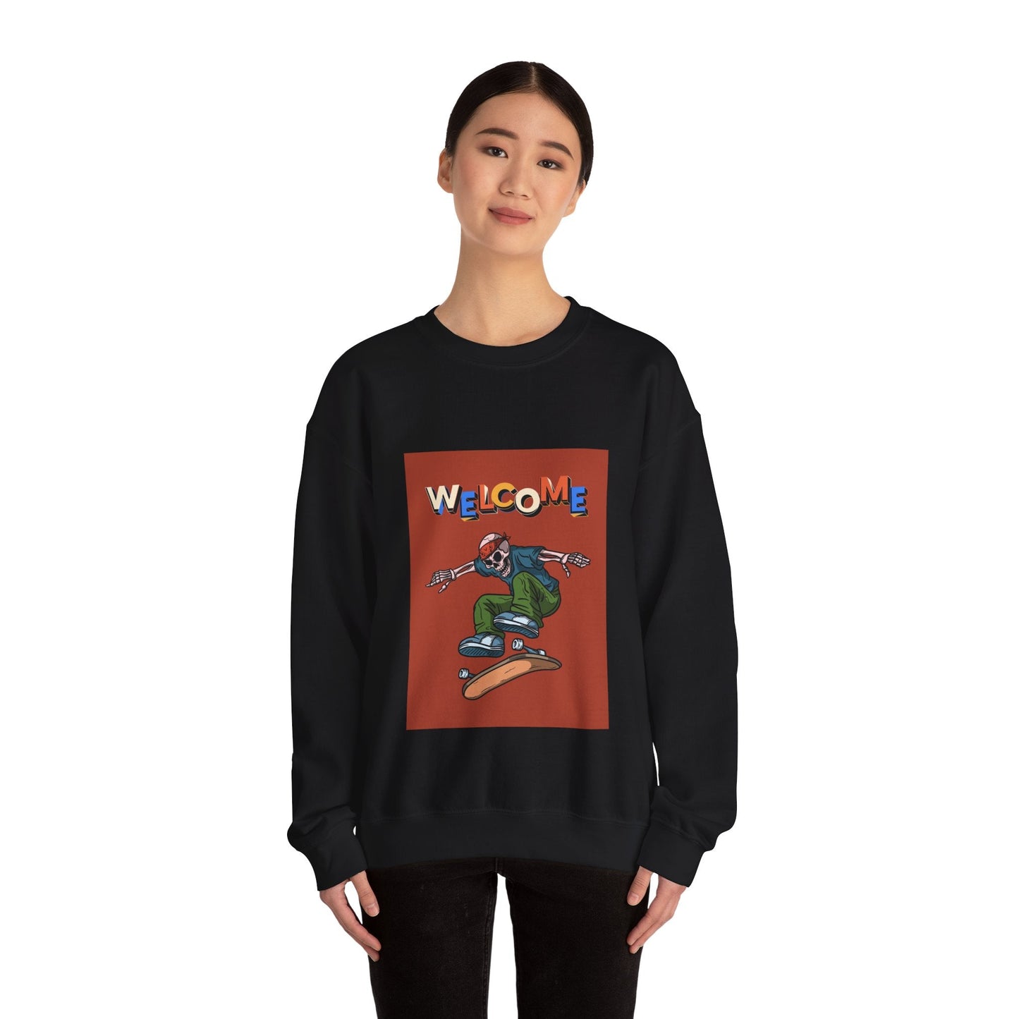 WELCOME Unisex Heavy Blend™ Crewneck Sweatshirt