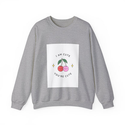 IM CUTE Unisex Heavy Blend™ Crewneck Sweatshirt