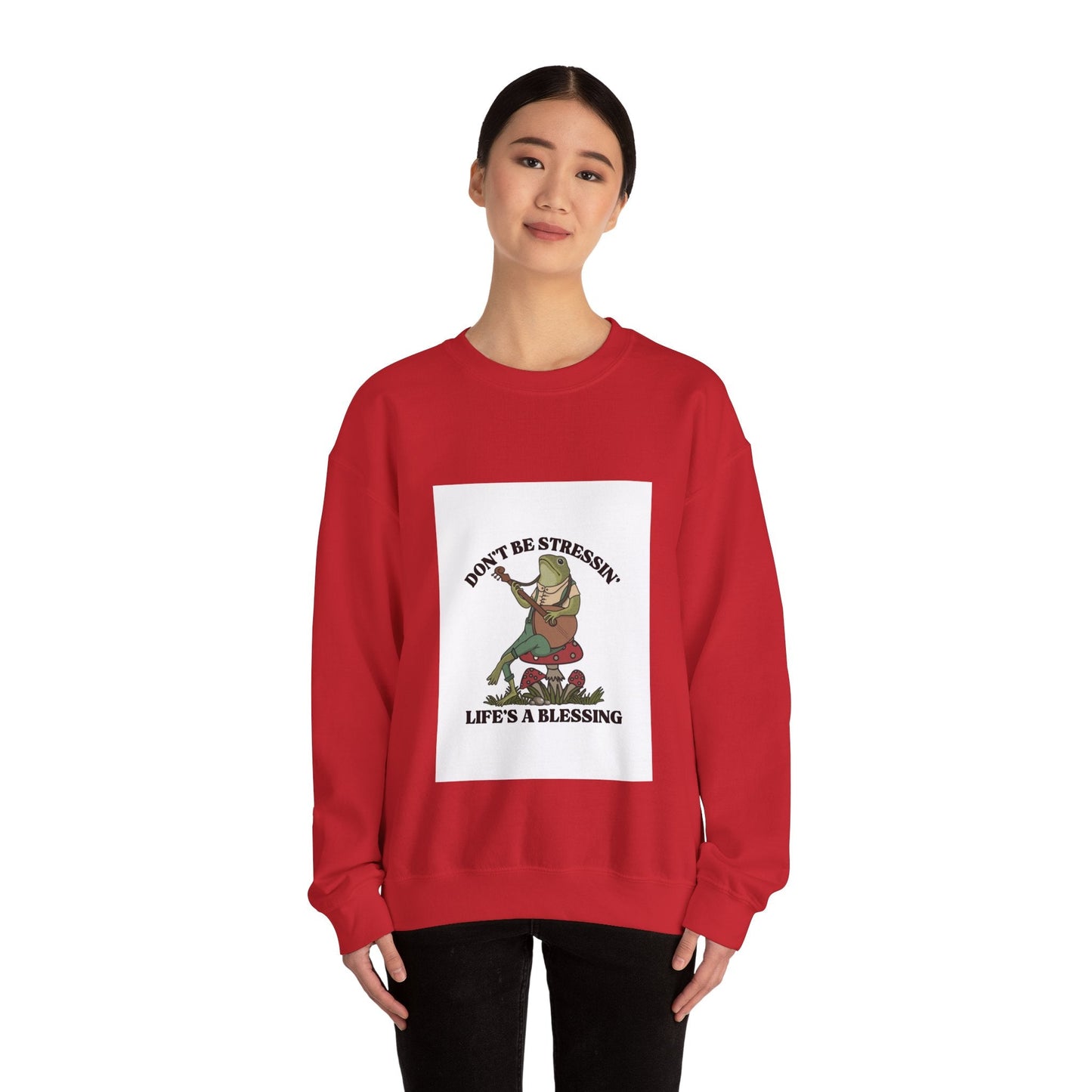 Life's a Blessing Unisex Heavy Blend™ Crewneck Sweatshirt