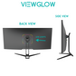 ViewGlow 34" GAMING MONITOR 3440X1440 LED WQHD 1MS 100HZ 21:9 WIDE MONITOR IMMERSIVE GAMING