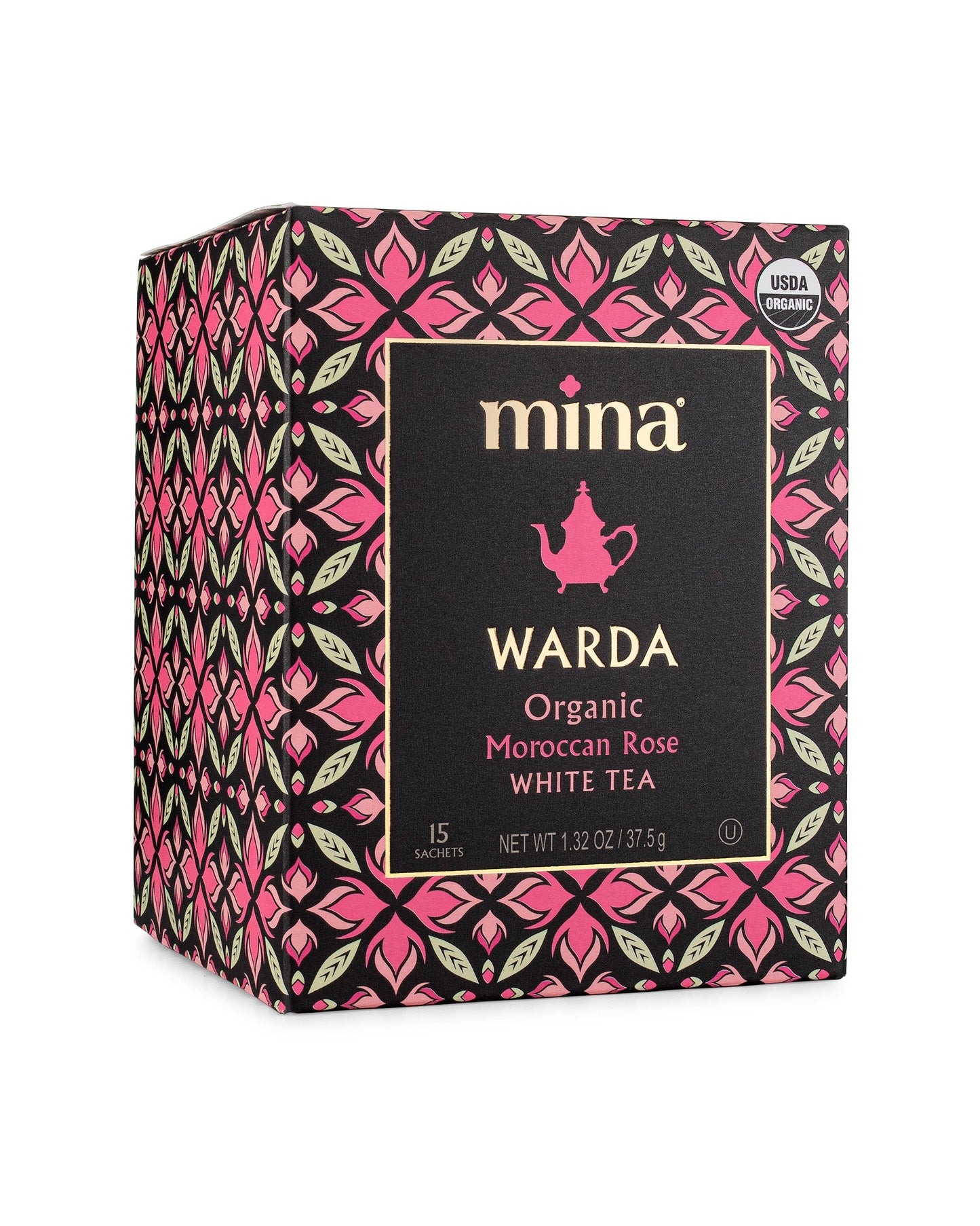 Mina - 15 ct Warda Organic Moroccan Rose White Tea