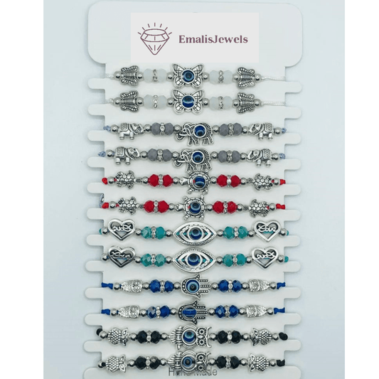 Fashion Bracelet Trendy 12 Pack Set Collection - PremiumBrandGoods