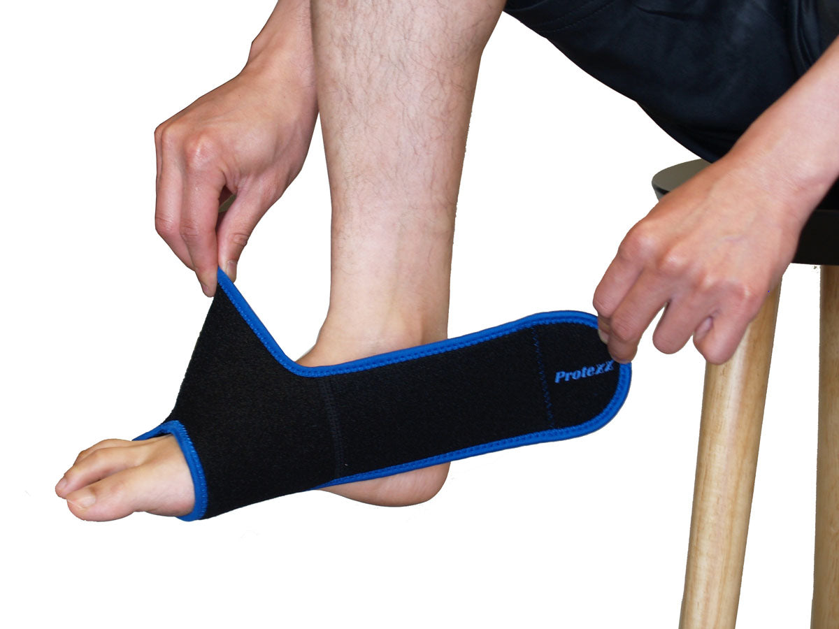 Right Ankle Sport Support Brace - Black