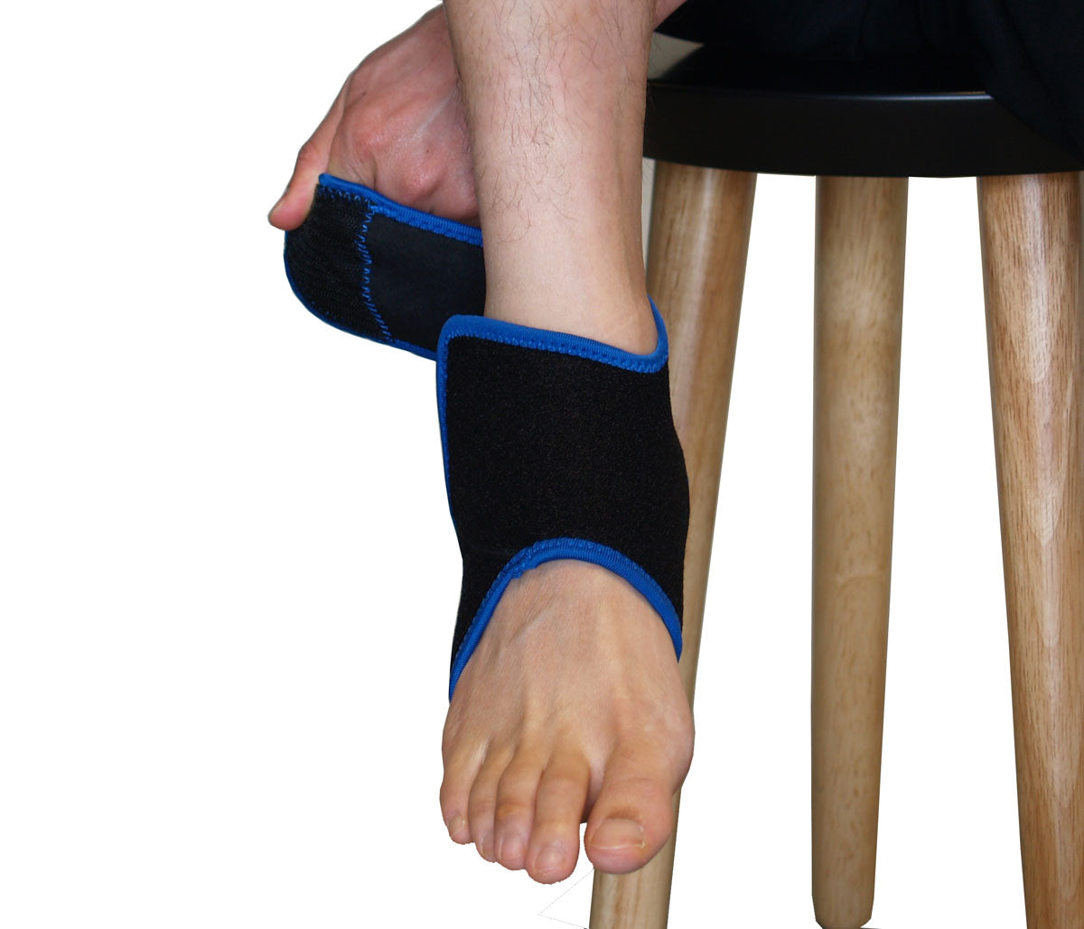 Right Ankle Sport Support Brace - Black