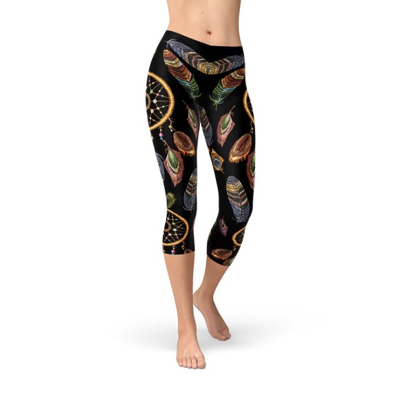 Leggings, Womens Dreamcatcher Capri