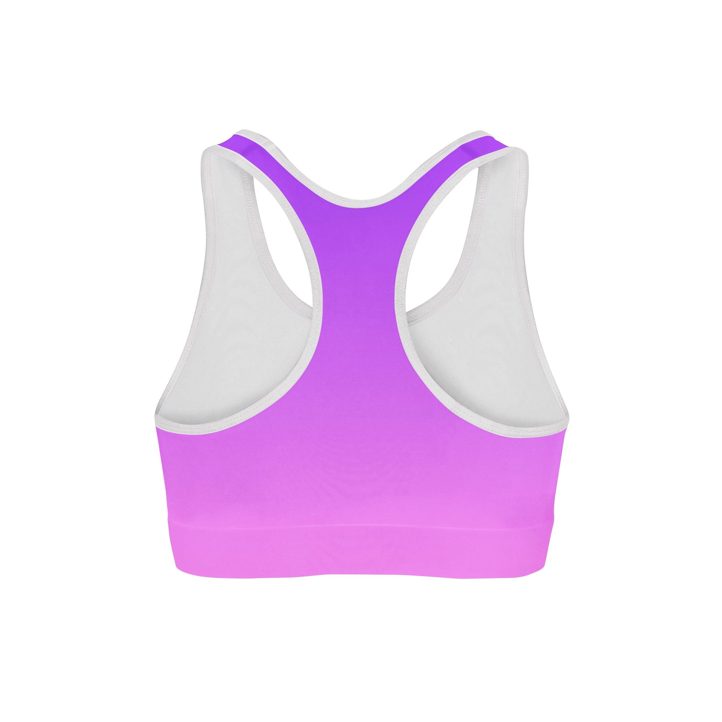 Purple Pink Ombre Sports Bra