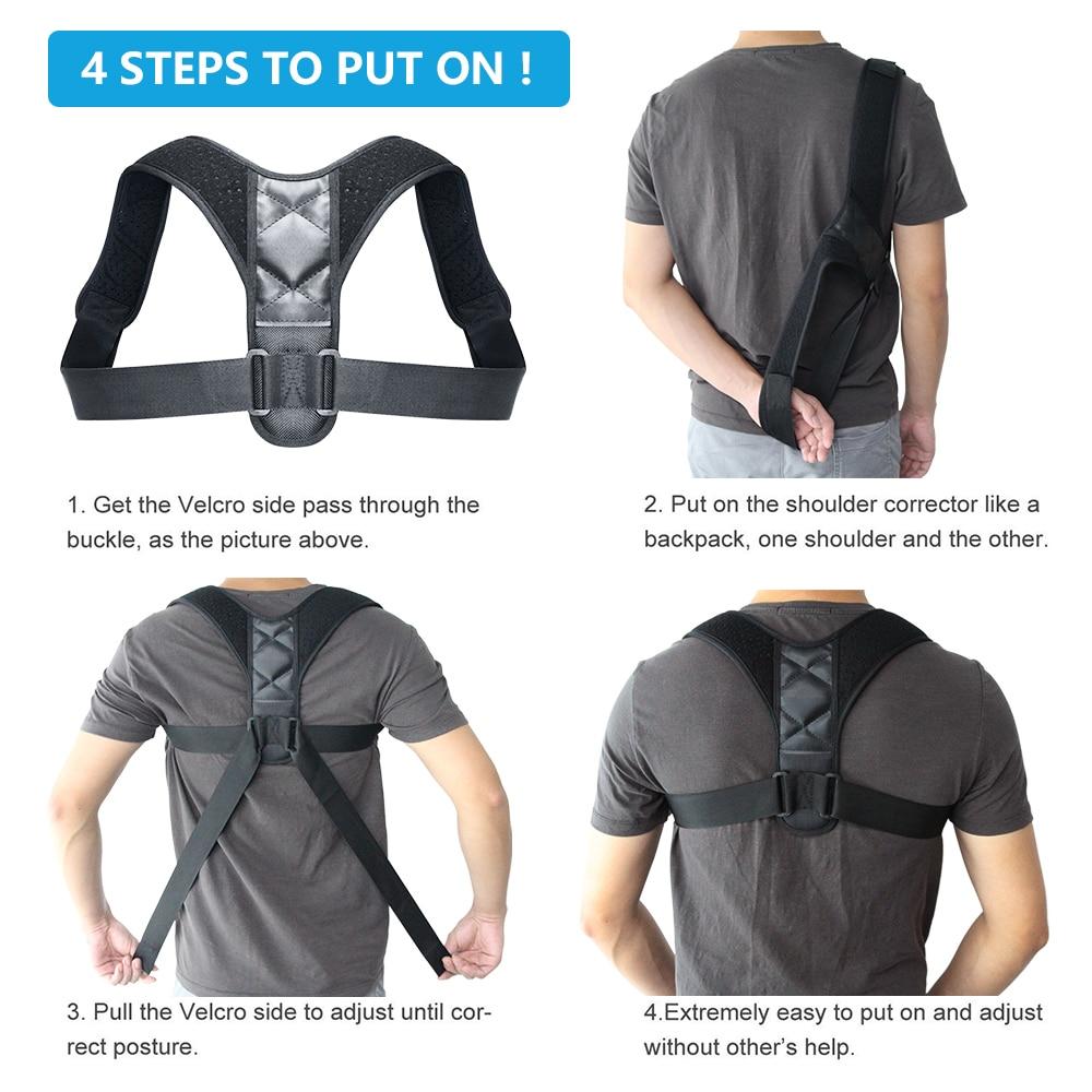 Back Posture Corrector, Unisex Adjustable